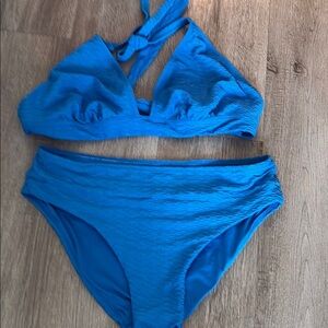 Victoria’s Secret blue bathing suit